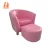 Import European style kids furniture pink kids elephant chair with armrest, kids chair and table from China