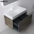 Import European style luxury vanity modern basin bathroom vanity from China