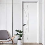 Exported Israel waterproof wpc wood composite interior room door
