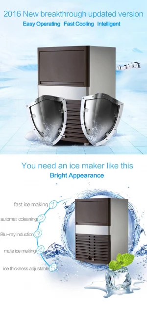 Express to worldwide Commercial ETL CE Rohs ice maker ice cube making machine