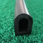 Extruded U shaped epdm rubber Weather sealing strip profile for cabinet doors cars glass windows