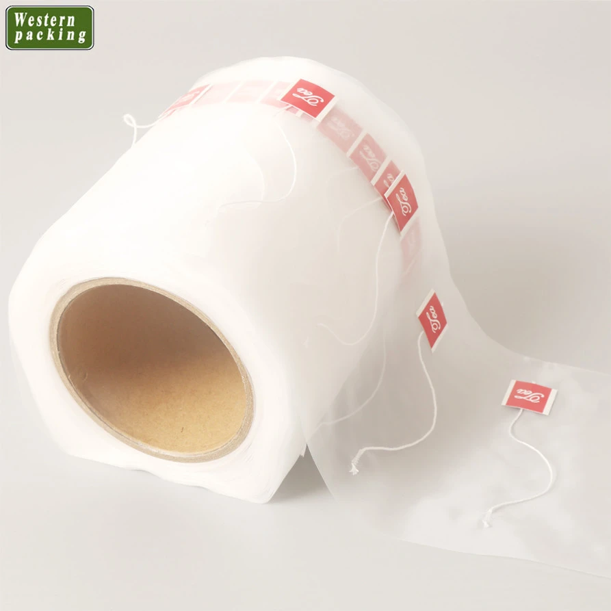 Factory Direct 120 140 160mm food grade tea bag nylon mesh filter film roll