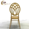 Factory direct sale dining room furniture stylish iron metal wedding chair