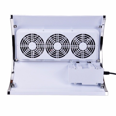 Factory Direct Sale Nail Salon Cleaner 40W 858-5 Nail Dust collector with 3 fans Professional Dust collector Machine
