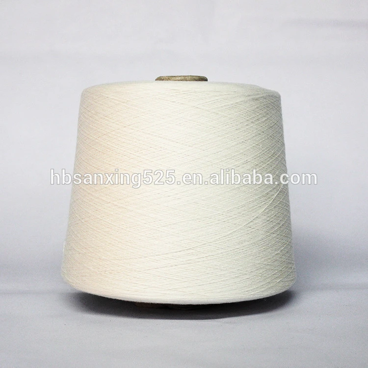 Factory directly price 80% polyester 20% viscose spun yarn raw white