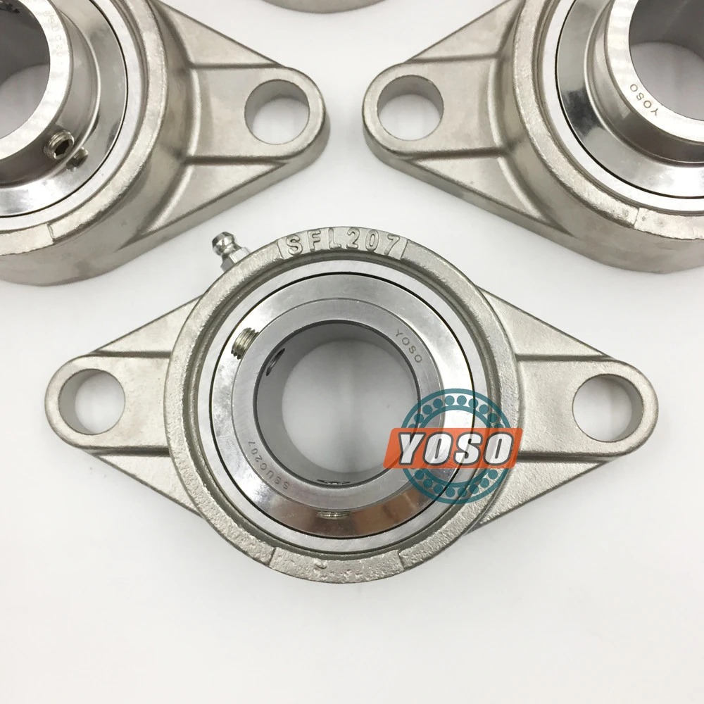 Factory Directly Supply Stainless Steel Pillow Block Bearing SS UCFL205 for Agricultural Machinery