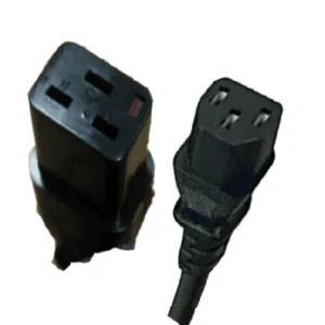 Factory price British male plug to C13 female power cords