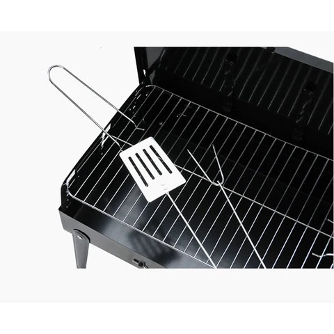 Factory Price outdoor mini tabletop Smokeless grill outdoor portable charcoal suitcase folding bbq grill for camping