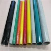 Factory production yellow glassfiber tube/ anti-aging fiberglass pipe agriculture