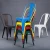 Import Factory supply bulk quantity industual metal navy chair from China