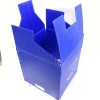 Factory supply customized PP corrugated box hollow plastic tote customized foldable plastic box
