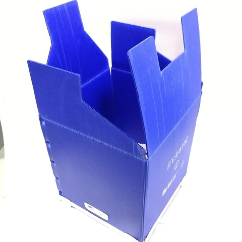 Factory supply customized PP corrugated box hollow plastic tote customized foldable plastic box