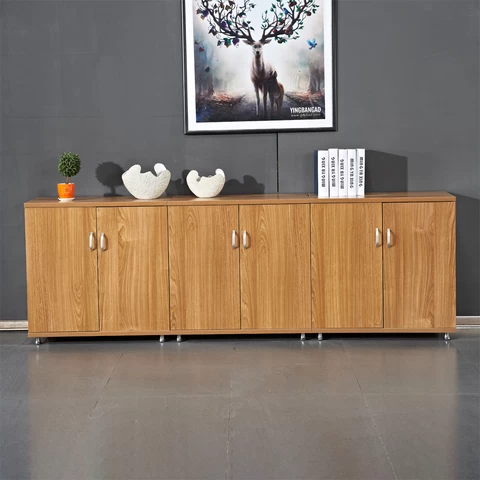 Factory supply OAK series solid wooden cabinet luxury design office storage cabinet durable filling cabinets