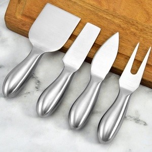 Fancy gifts for housewarming custom kitchen gadget mini stainless steel 4pcs cheese knife set