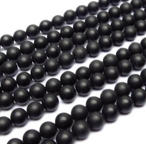 Fashion black matte onyx beads 4mm 6mm 8mm 10mm 12mm onyx loose beads wholesale