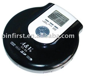 Fashion Black Mini Portable CD Player With USB Connection