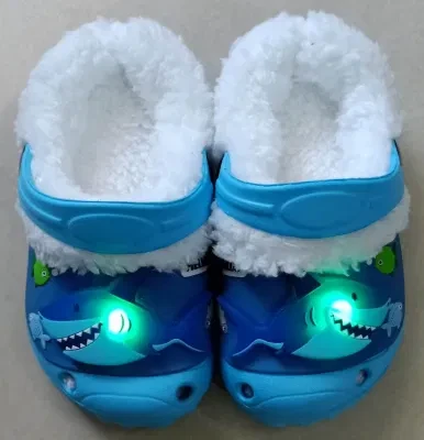 Fashion Casual LED Light Sandals Children Shiny Garden Shoes