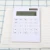 Import Fashion Crystal Button Thin Solar Dual Power White Office Desktop Calculator from China