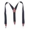 Fashion Design Colorful Garter Belt Elastic Suspenders Men