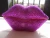 Import fashion design sexy lips corded telephone with rhinestone from China