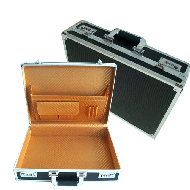 Fashion leather men&#x27;s business laptop bag black document leather bag  briefcase for handbags