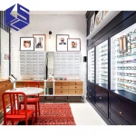 Fashion optical shop interior design decoration for optical store display