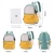Import Fashion Street Design Style Multi-pocket Practical Custom Backpack School Bags for Girls from China
