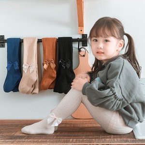 Fashion Style Bow-knot Girls Cotton Leggings Baby Kids Pantyhose