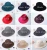 Import Fashion Unisex Wool Fedora Hat Trilby Crown Cap Wide Brim Bowler Derby Headwear Floppy Bucket Hat from China