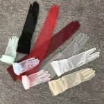 Fashion Wedding Bridal Full-Long Gloves Sheer Lace Gloves Bridal Dress Gloves