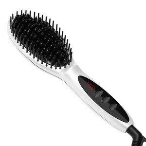 Fast Hair Straightener Comb Irons LCD Display Straight Hair Brush Comb Straightening  Electric Smooth Brush Ceramic Hair Comb