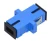 Import Fiber Optic Adaptor   Singlemode Simplex or Duplex SC/APC SC/UPC with flange from China
