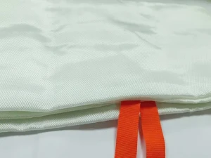 Fire blanket 1.2*1.8m LOW MOQ Logo Customize Fiberglass Plain cloth 260g/430g 550? EN1869:white fire blankets