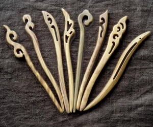 First-class hair accessories sandalwood hairpins for female