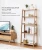 Import Five Layer Industrial Design Wall Display Bookshelf Wood Bookcase Box Living room from China