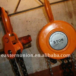 flexible easy operated 5 ton hand manual pulley chain block types of kyoto chain block