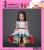 Import flower printed kid girl baby dress new style summer short Princess baby dress designs from China