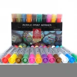 Fluorescent 30 colors water-based valve structure acrylic paint watercolor marker pen