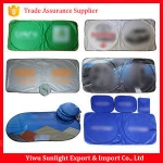 Foldable car window sunshade
