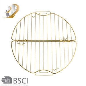 Foldable Cooling Rack Stainless Steel Round Baking Tray For Cake Cookie Tarts Ovan Bread Pie Muffin Biscuits