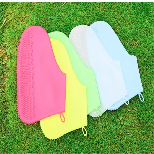 Food Grade Eco-friendly Silicone Material Water Resistant No Slip Shoe Covers