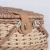 Food vegetable storage willow wicker picnic basket for 2