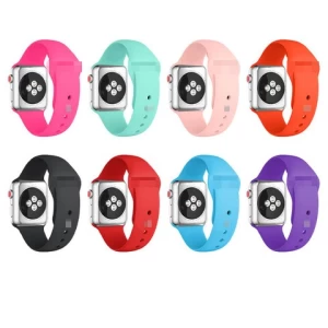 For apple watch band for apple watch strap Silicone Sport Smart Watch Band Accessories 44mm38mm