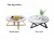 Import Foshan Manufacturer luxury round modern marble coffee table from China