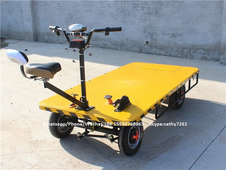Four Wheels Transport Logistics Tools Trolley Hand PlateformElectric Cart/Trolley For Farm Warehouse Factory Moving Handling