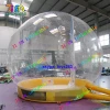 Free air shipping 4.5m dia giant inflatable snow globe photo booth / inflatable snow ball for taking photos