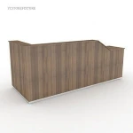 Free combination L shape wood checkout counters for sale