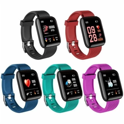 Free Samples Factory Wholesale D13S Smart Watch Touch Screen Ip67 Waterproof Heart Rate Monitor 116S Bracelet