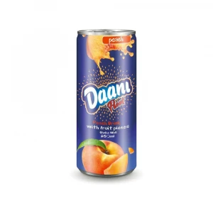 Fresh Peach Pulp Organic Juices - Daani Juices - OEM Packing