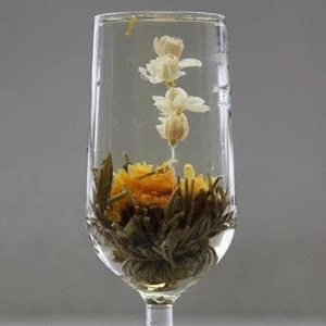Fujian Art Blooming Flower Tea Ball Beautiful blooming tea